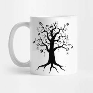 Bootiful Christmas Tree Mug